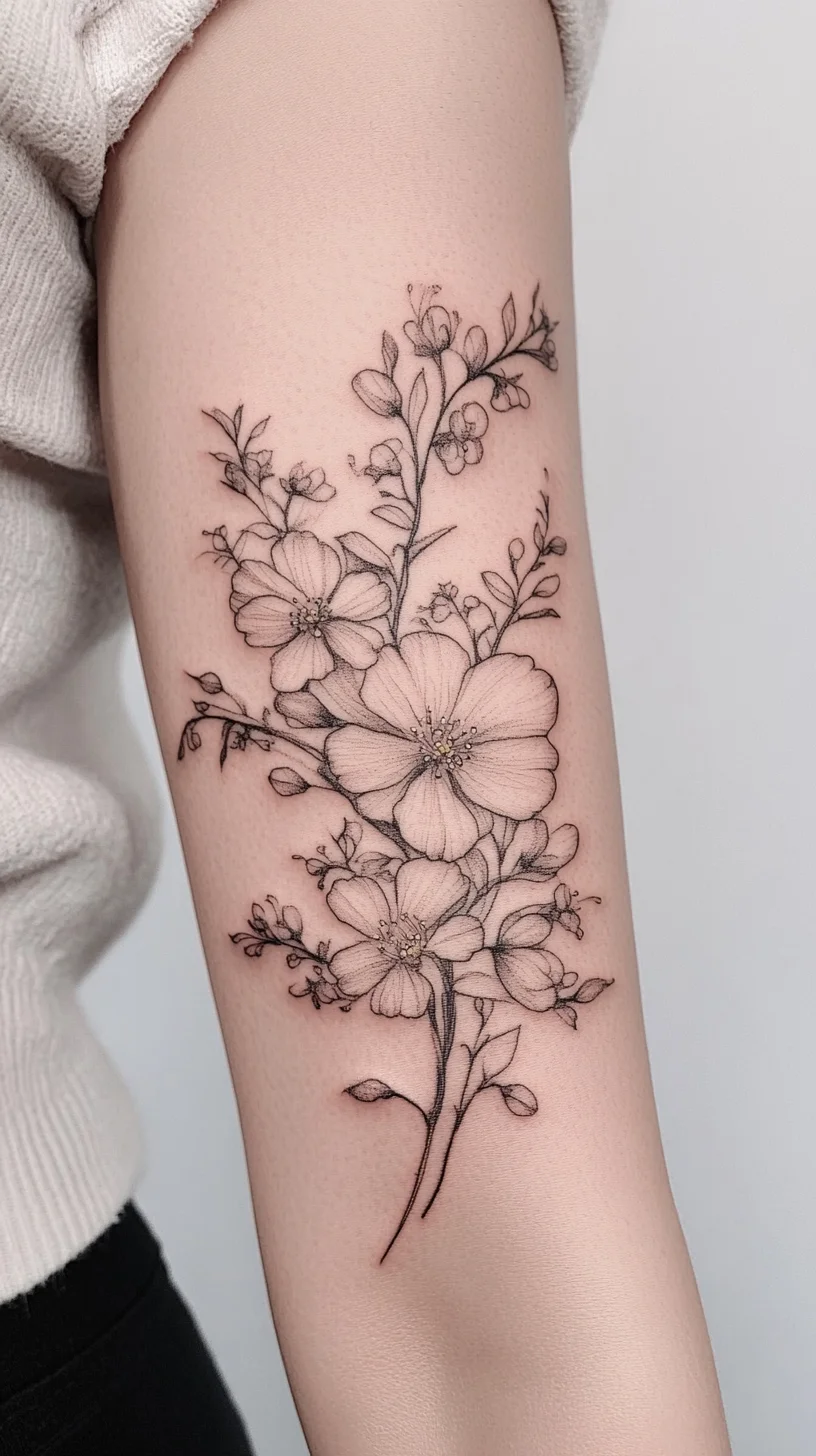 Embrace Nature’s Beauty: Exquisite Floral Tattoos for a Timeless Statement