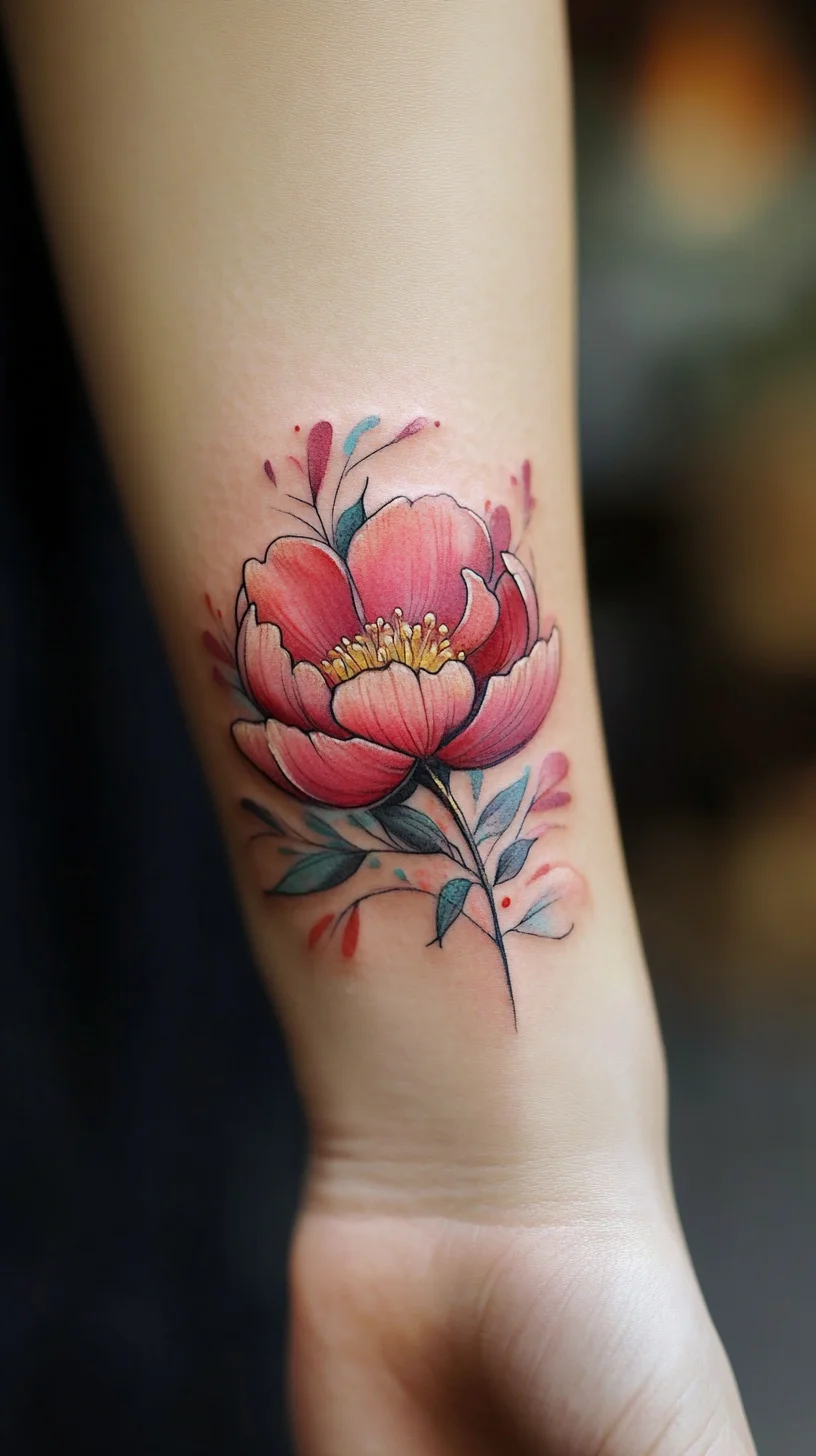 Embrace Nature’s Beauty: Stunning Floral Tattoo Design for Elegant Vibes