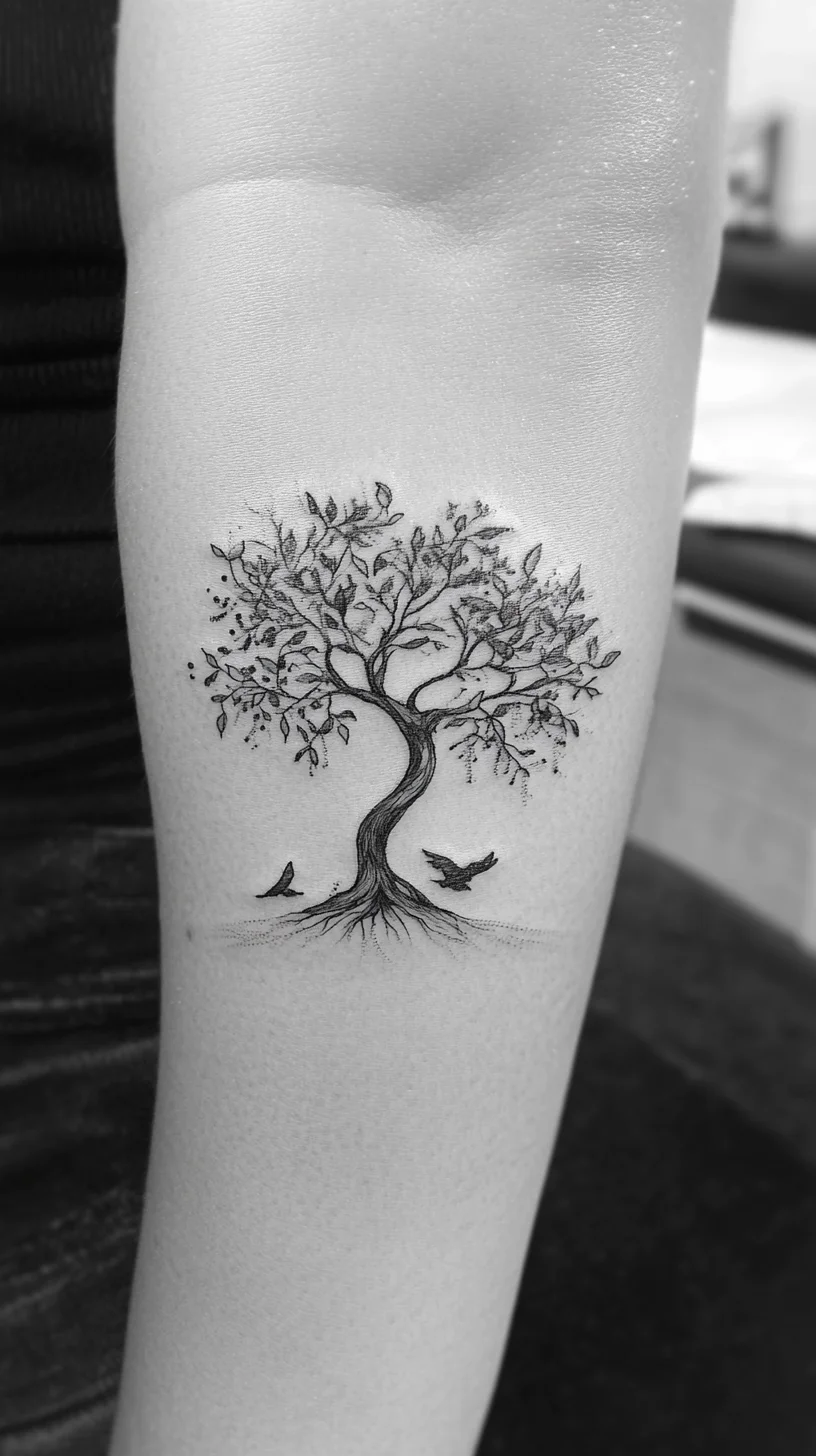 Embrace Nature’s Beauty: Stunning Tree of Life Tattoo Design