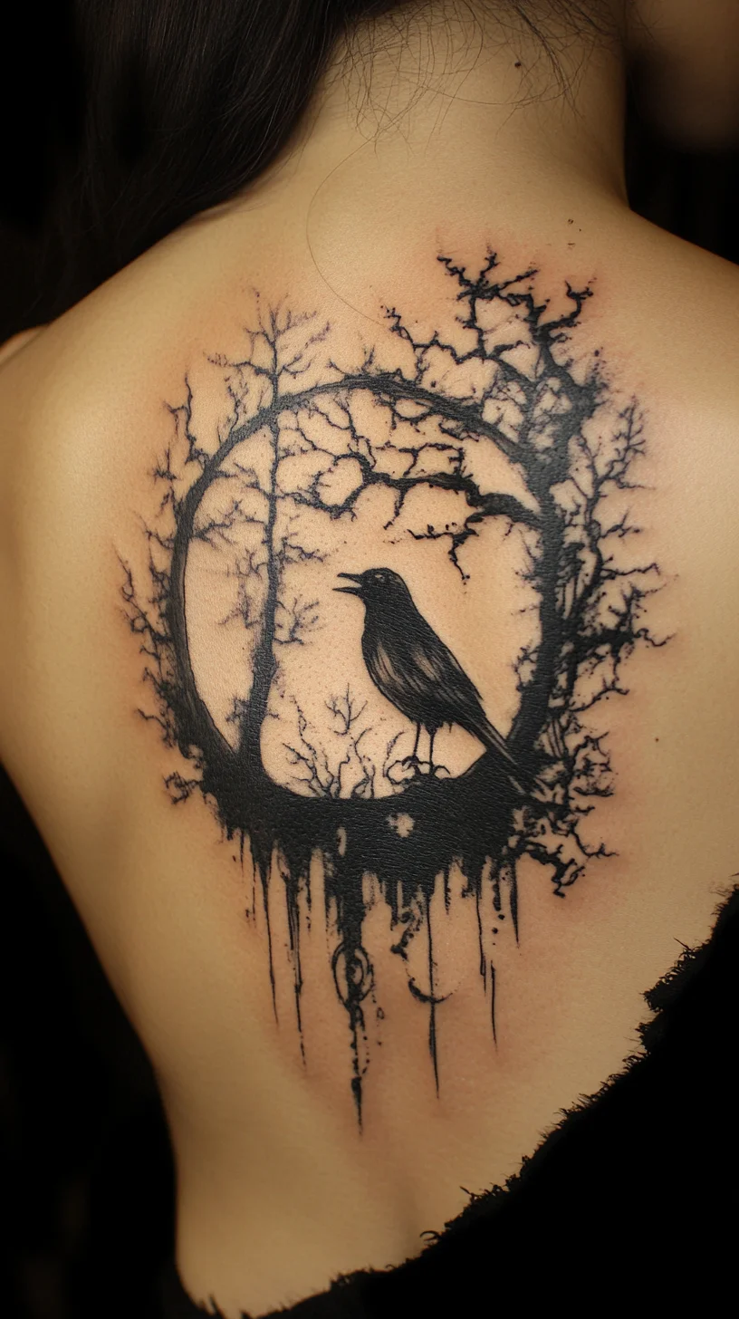 Embrace Nature’s Beauty: The Enigmatic Silhouette Tattoo