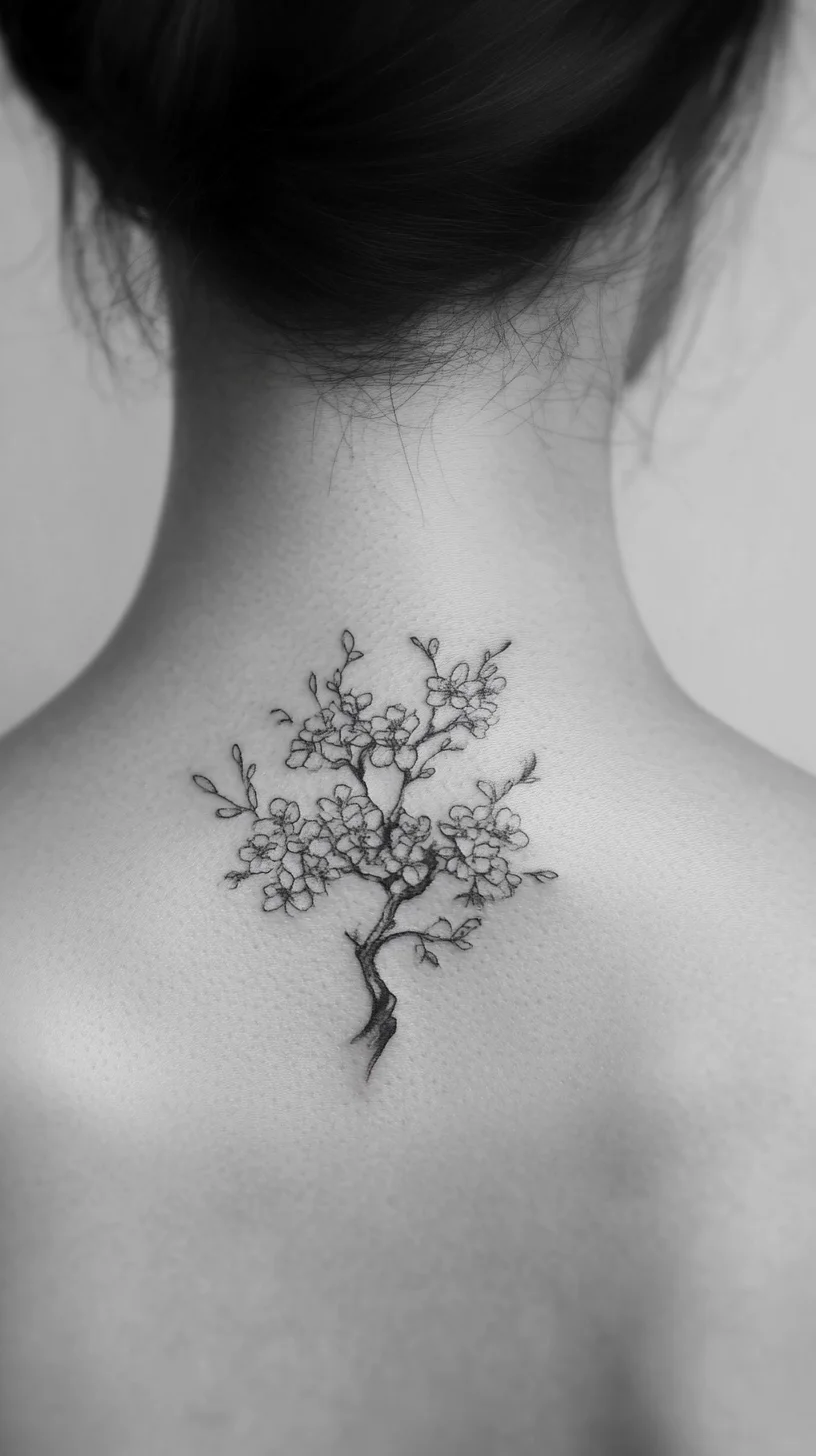 Embrace Nature’s Beauty with a Stunning Cherry Blossom Tattoo