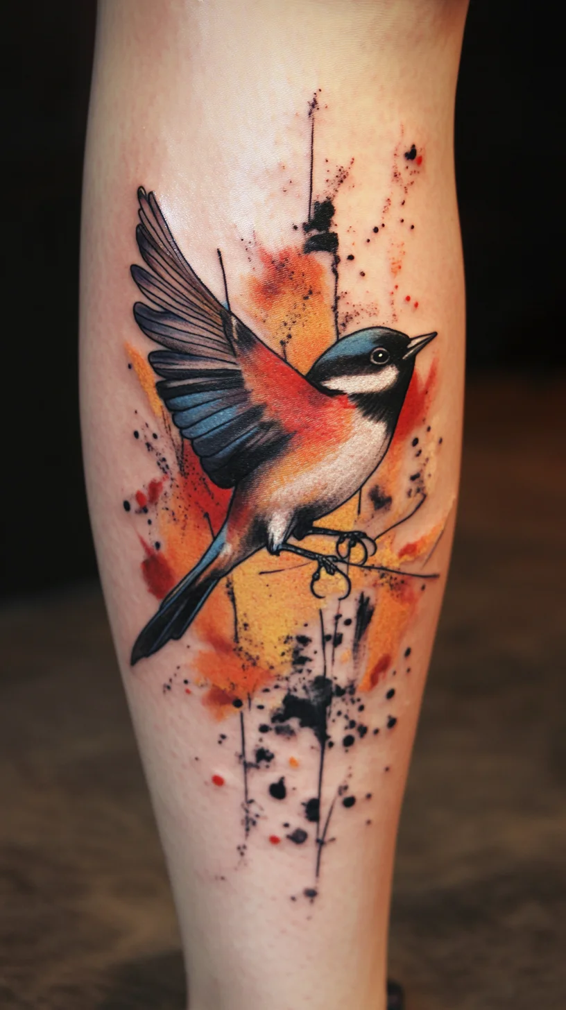 Embrace Nature's Beauty with a Vibrant Bird Tattoo