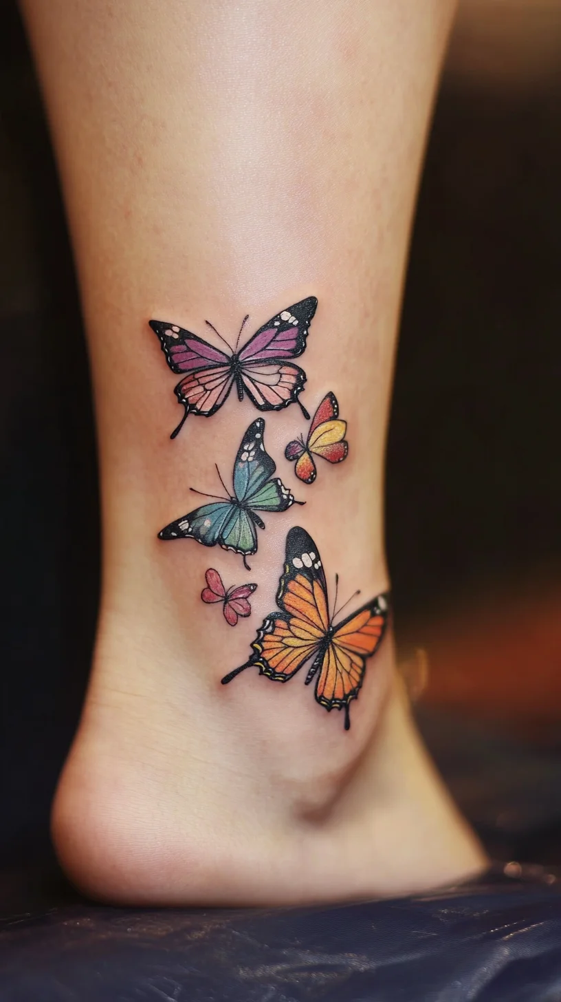 Embrace Nature's Beauty with a Vibrant Butterfly Tattoo Collection