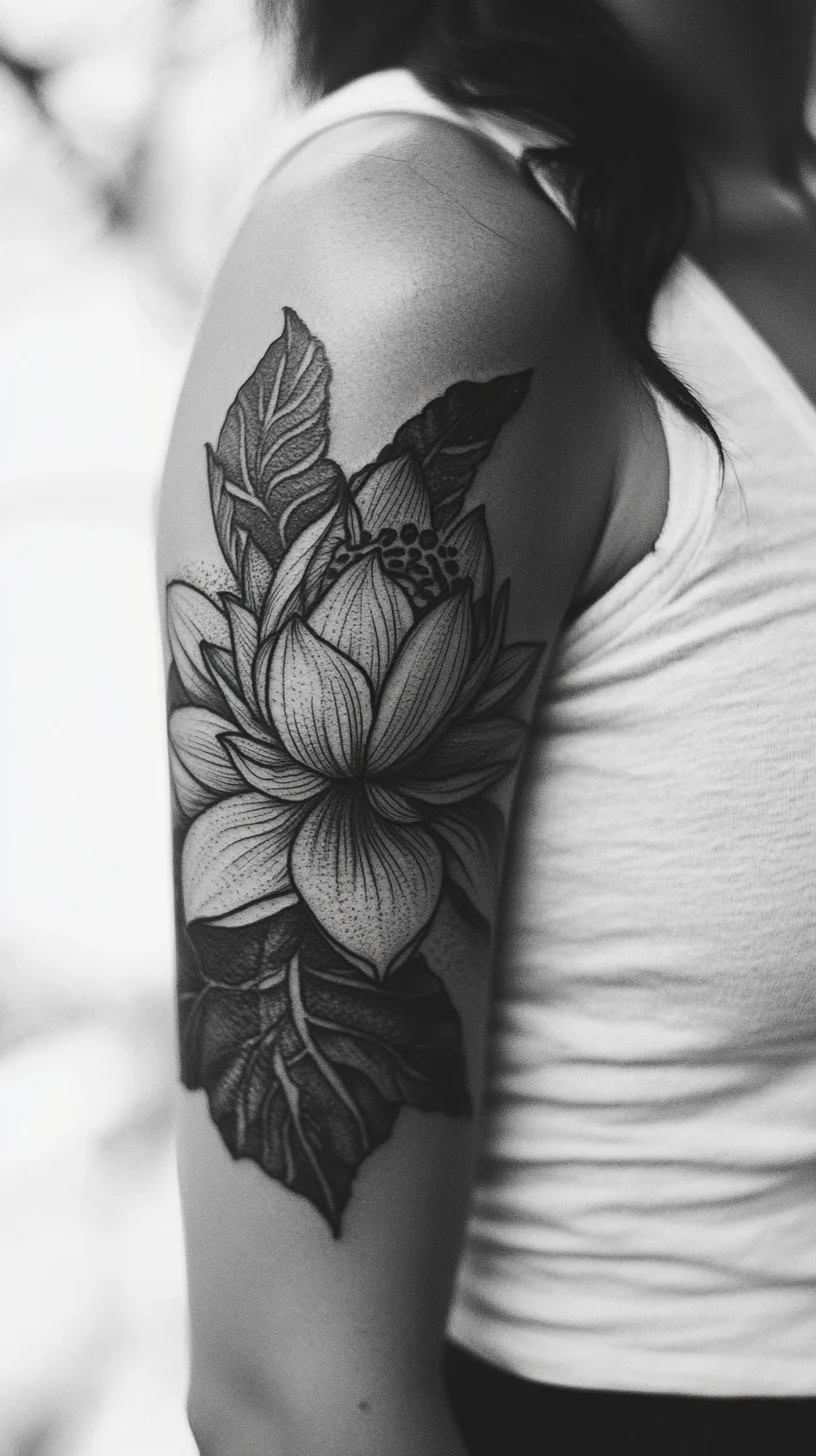 Embrace Nature's Elegance: The Stunning Floral Arm Tattoo Trend