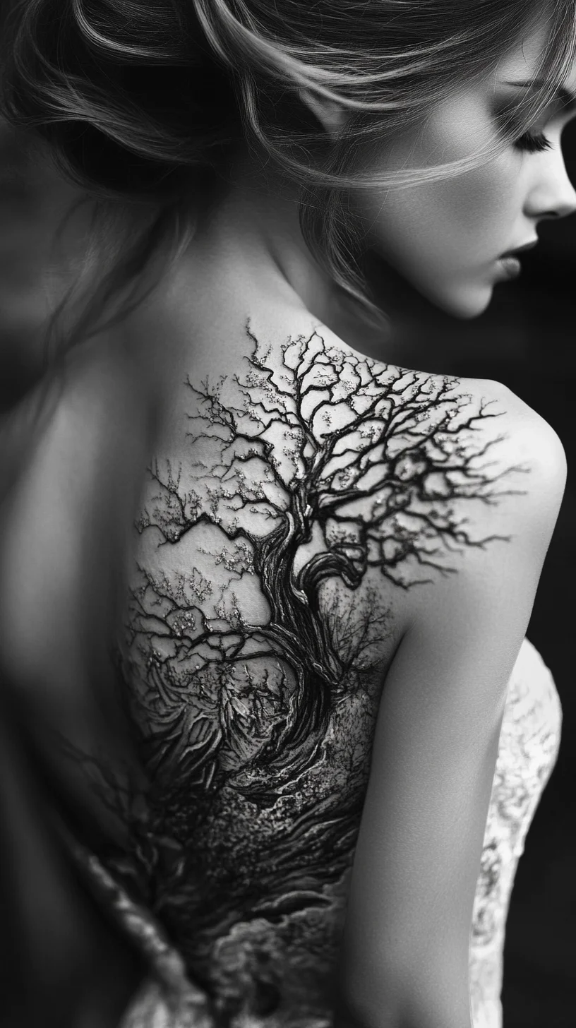 Embrace Nature's Elegance: The Stunning Tree Tattoo Design for Endless Inspiration