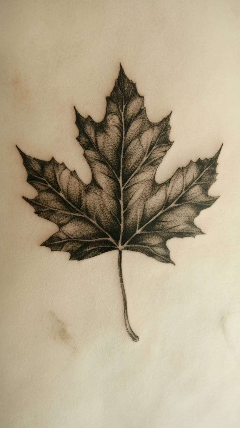 Embrace Nature's Elegance: The Timeless Maple Leaf Tattoo