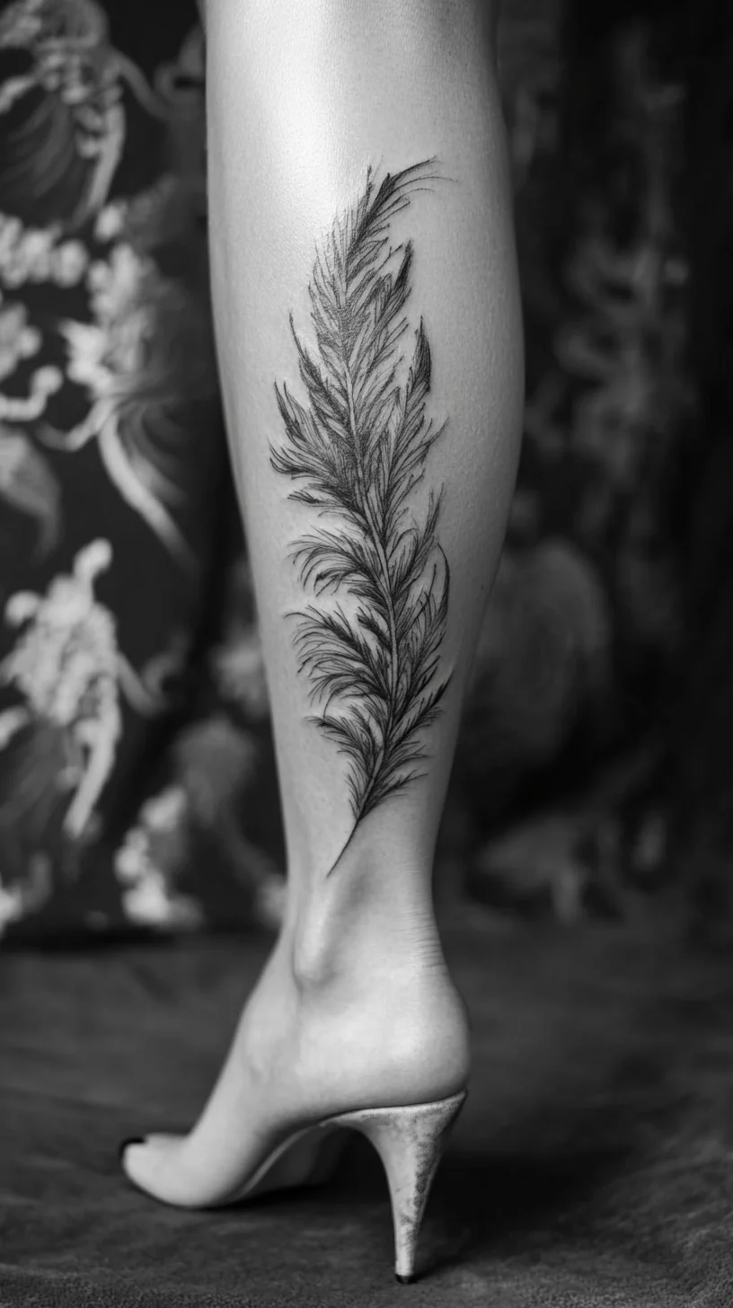 Embrace Nature's Elegance with a Stunning Botanical Tattoo Design