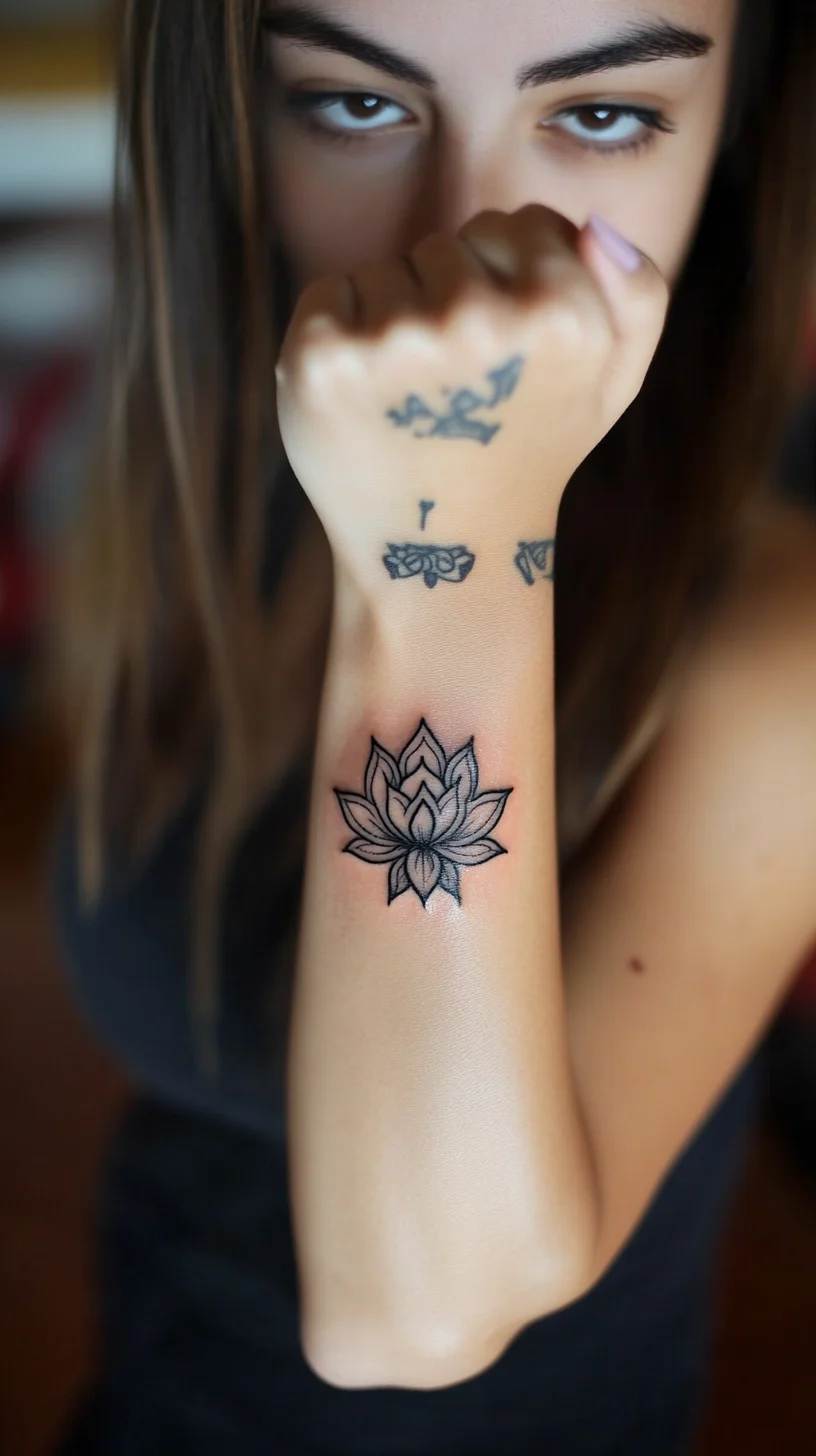 Embrace Serenity: The Allure of Intricate Lotus Flower Tattoos