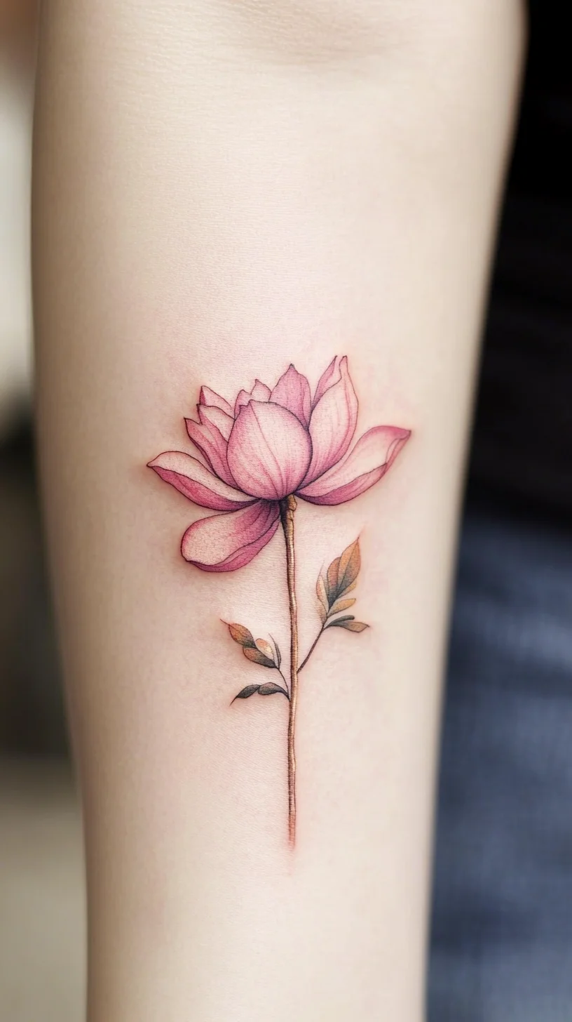 Embrace Serenity: The Elegant Lotus Flower Tattoo Inspiration