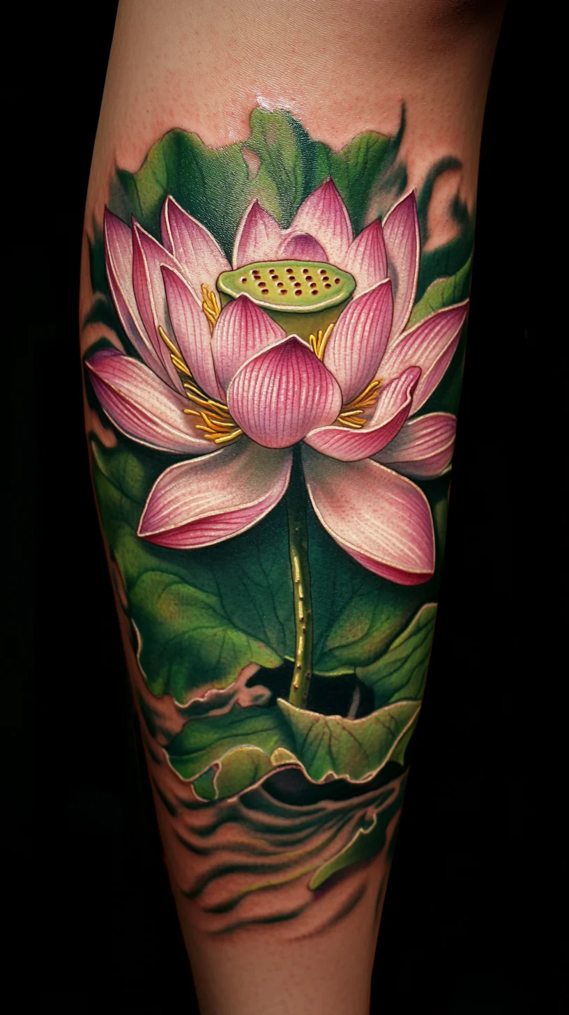 Embrace Serenity: The Exquisite Lotus Flower Tattoo