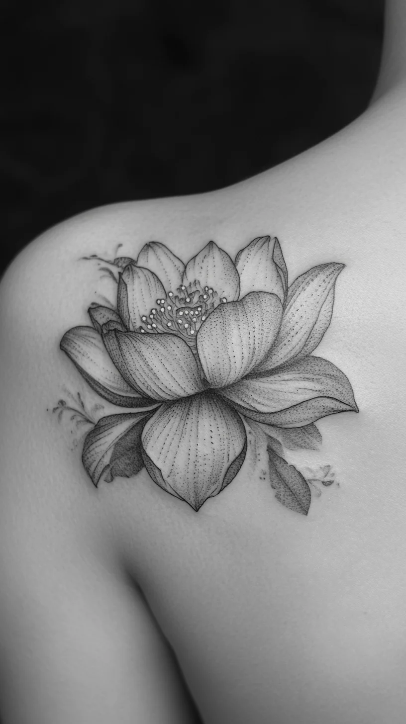 Embrace Serenity: The Sophisticated Lotus Tattoo for Everlasting Elegance