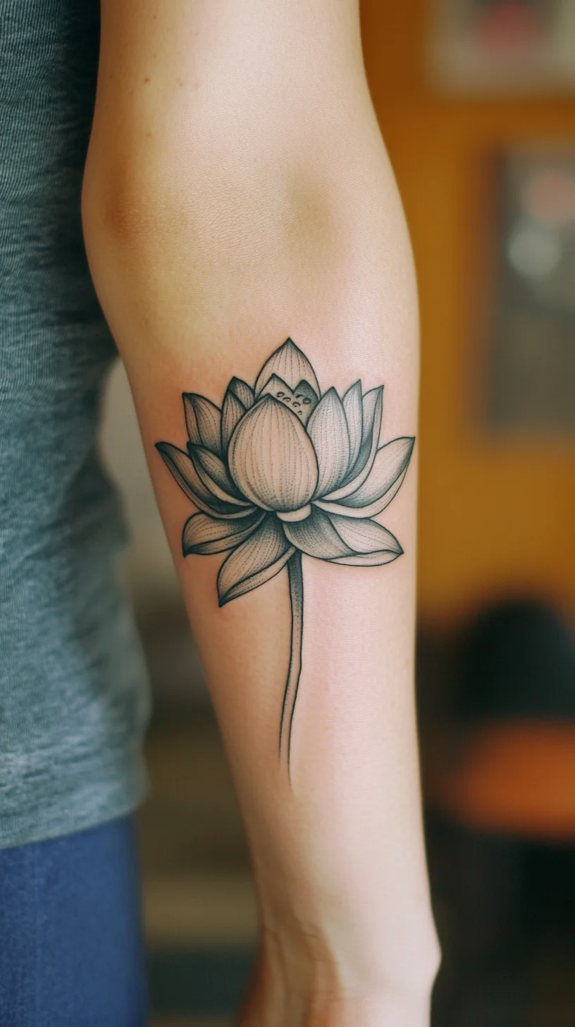 Embrace Serenity: The Timeless Beauty of a Lotus Flower Tattoo