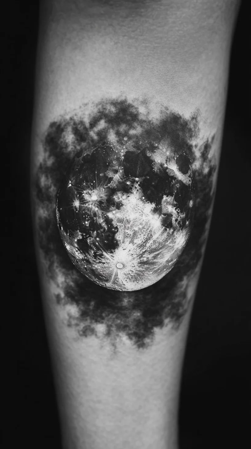 Embrace the Night: Stunning Moon-Inspired Tattoo for Cosmic Souls