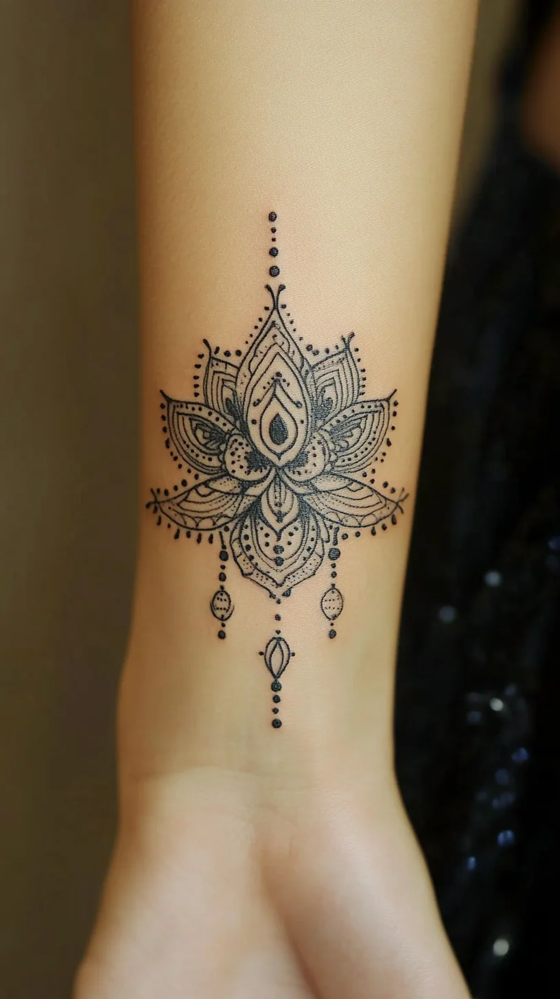 Embrace Tranquility: The Elegant Lotus Tattoo That Speaks to Your Soul