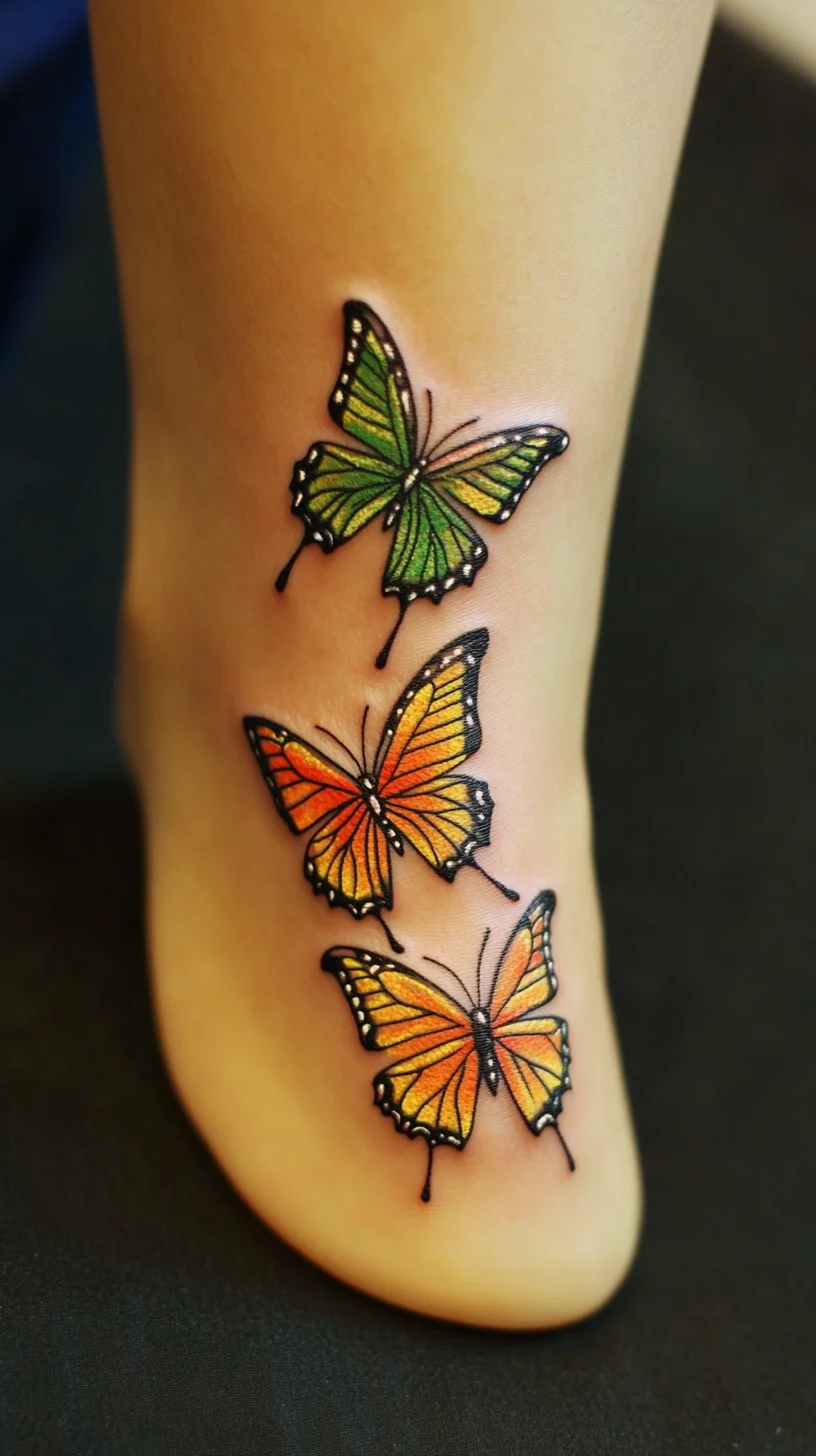 Enchanting Butterfly Tattoos: A Vibrant Dance of Color and Life