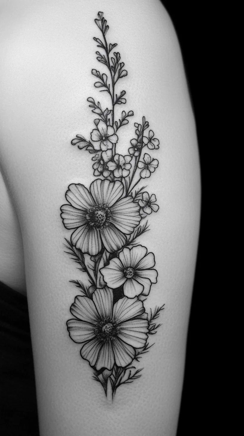 Exquisite Floral Ink: A Timeless Tattoo Trend for Nature Lovers