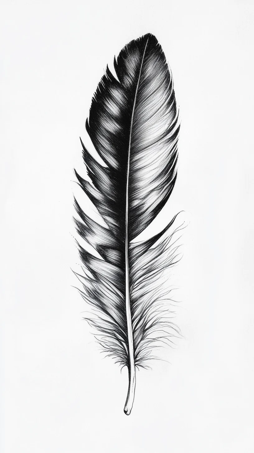 Feathered Beauty: Elevate Your Look with Chic Feather Tattoo Designs