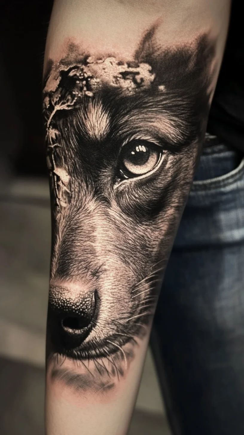 Fierce Elegance: The Realistic Wolf Tattoo for Bold Individuals