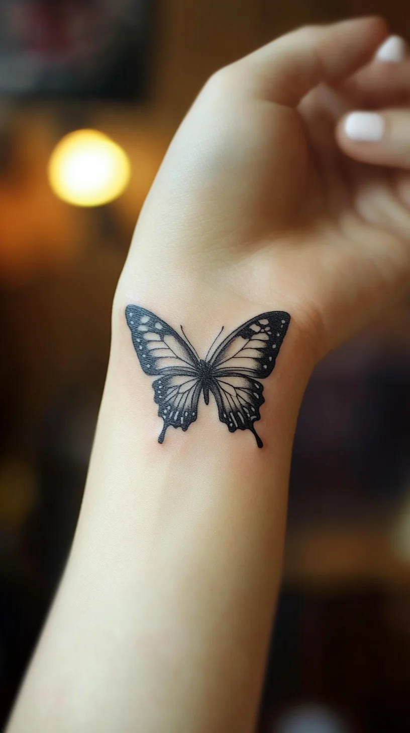 Fluttering Elegance: The Perfect Butterfly Tattoo for Timeless Beauty