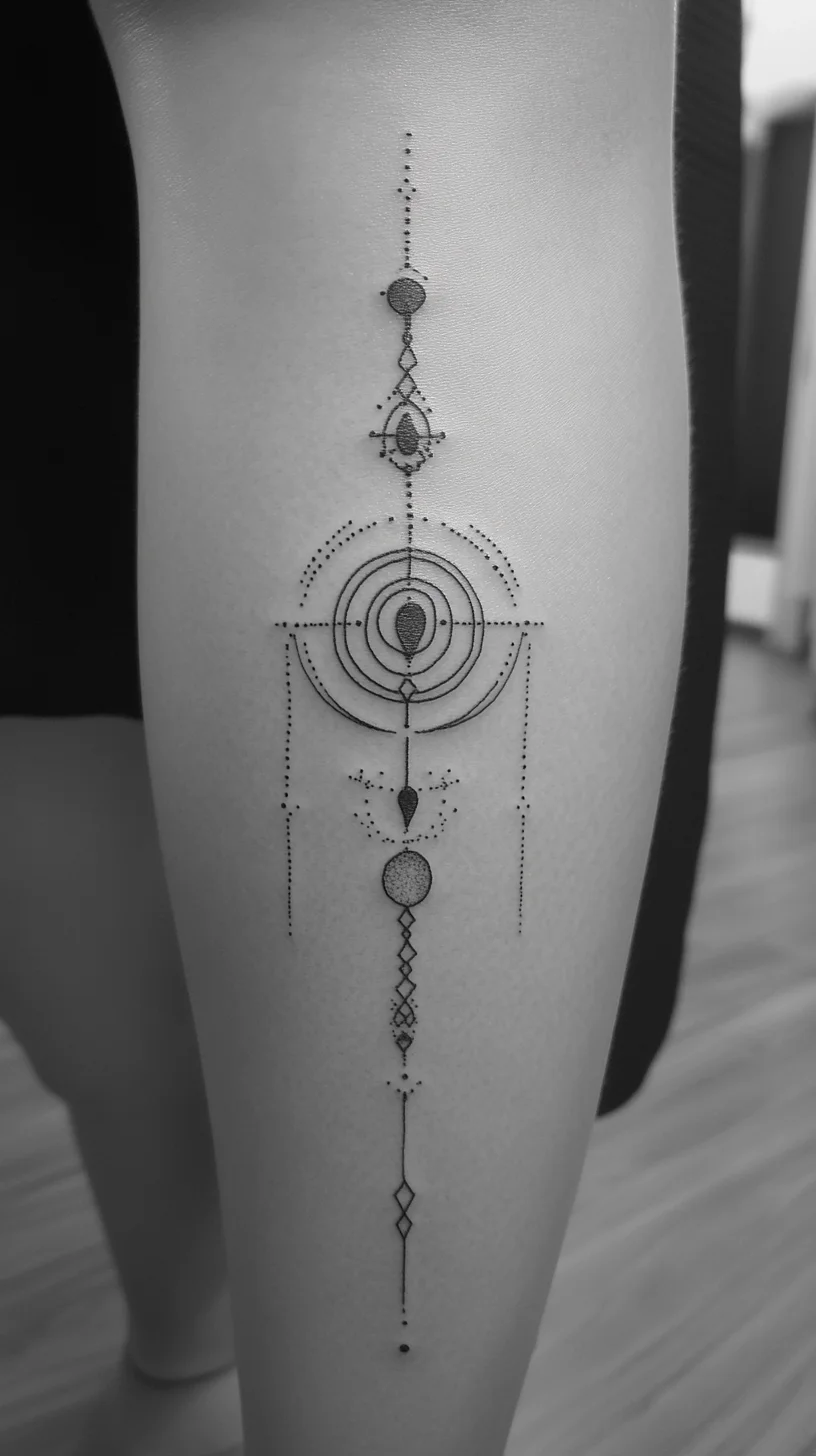 Geometric Elegance: A Stunning Mandala-Inspired Tattoo for the Modern Aesthetic