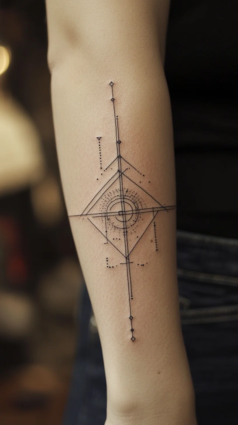 Geometric Mastery: The Allure of Minimalist Line Work Tattoos