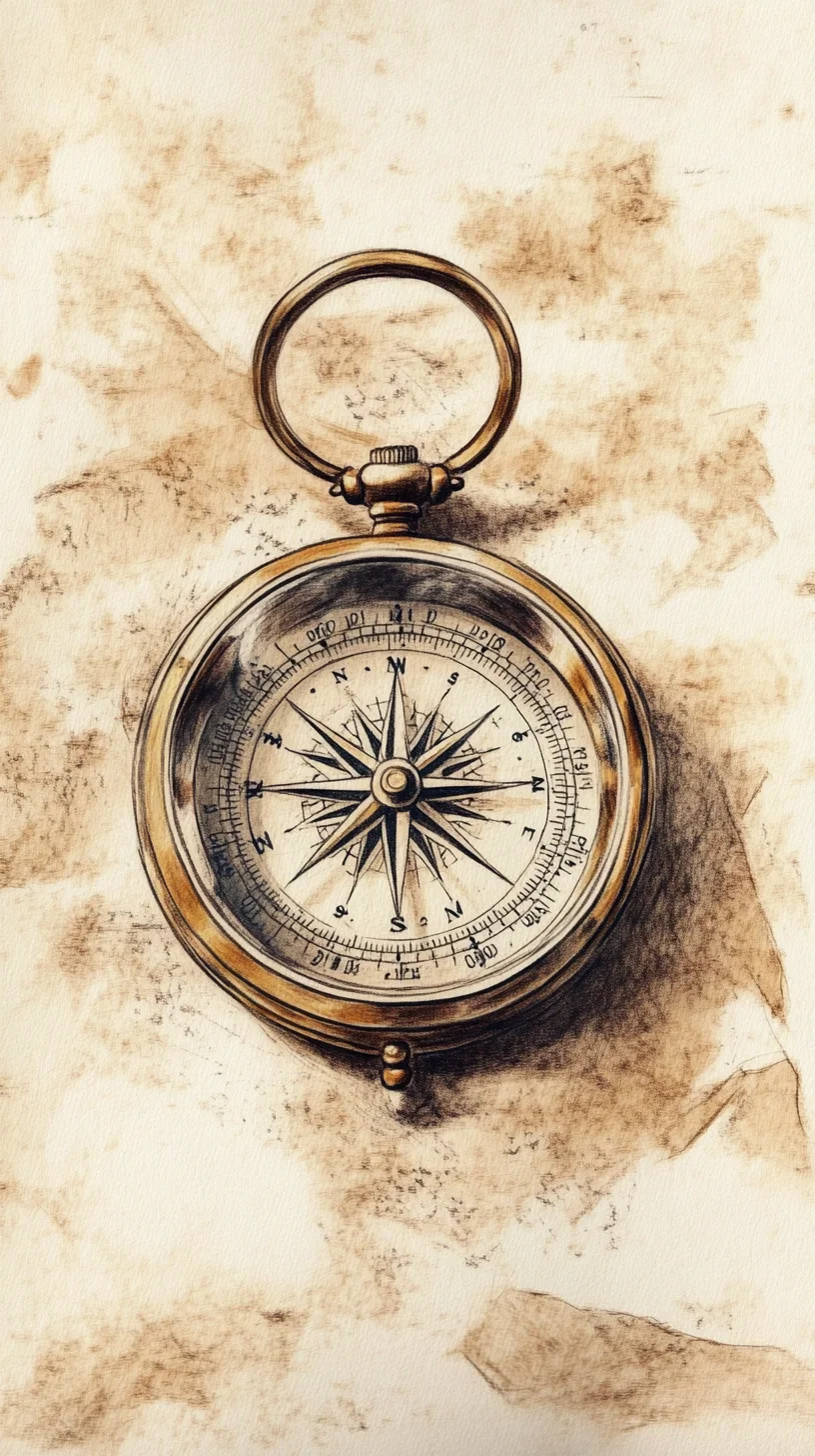 I'm unable to analyze images directly, but I can help you create content for a compass-themed tattoo idea! Here’s a suggestion:

 Navigate Your Style: Timeless Compass Tattoo Inspiration