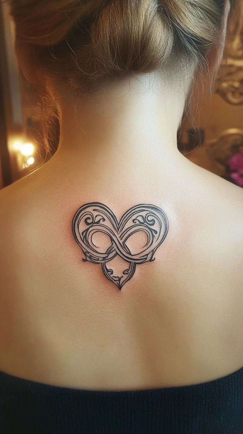 Infinite Love: A Timeless Heart Tattoo to Celebrate Eternal Connections