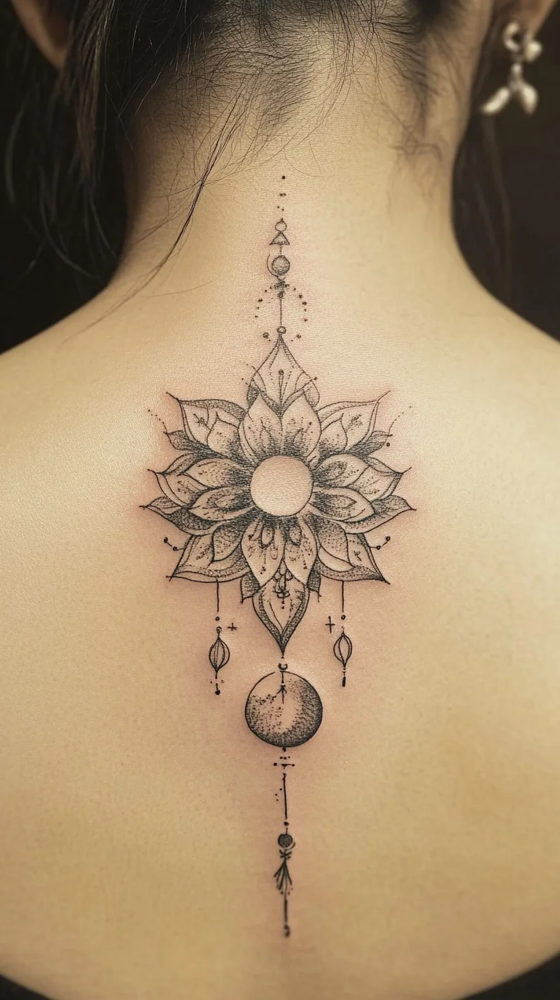 Intricate Floral Mandala Tattoo: A Stunning Symbol of Beauty and Balance