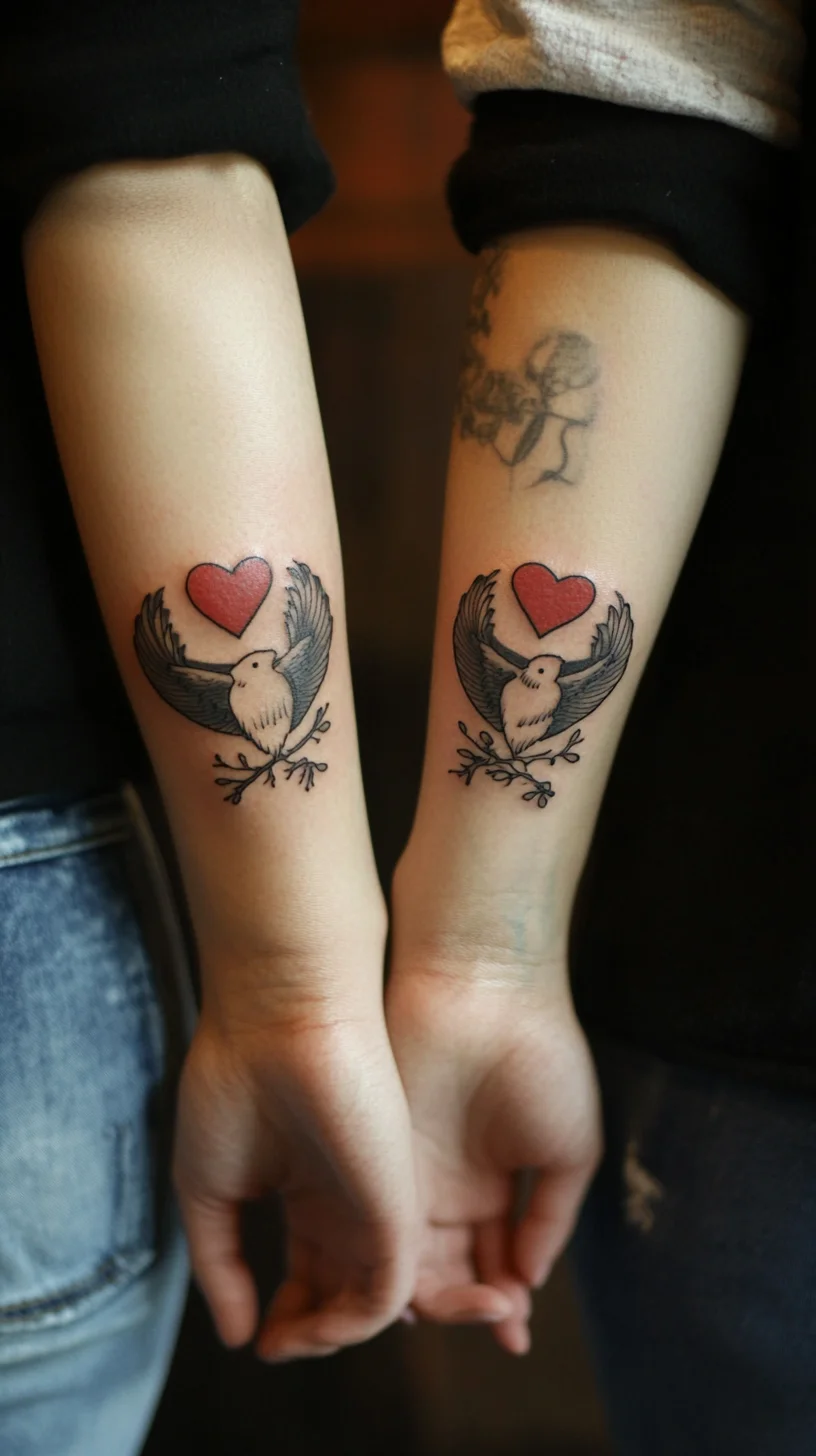 Love Takes Flight: Beautiful Couple Tattoos to Celebrate Your Connection