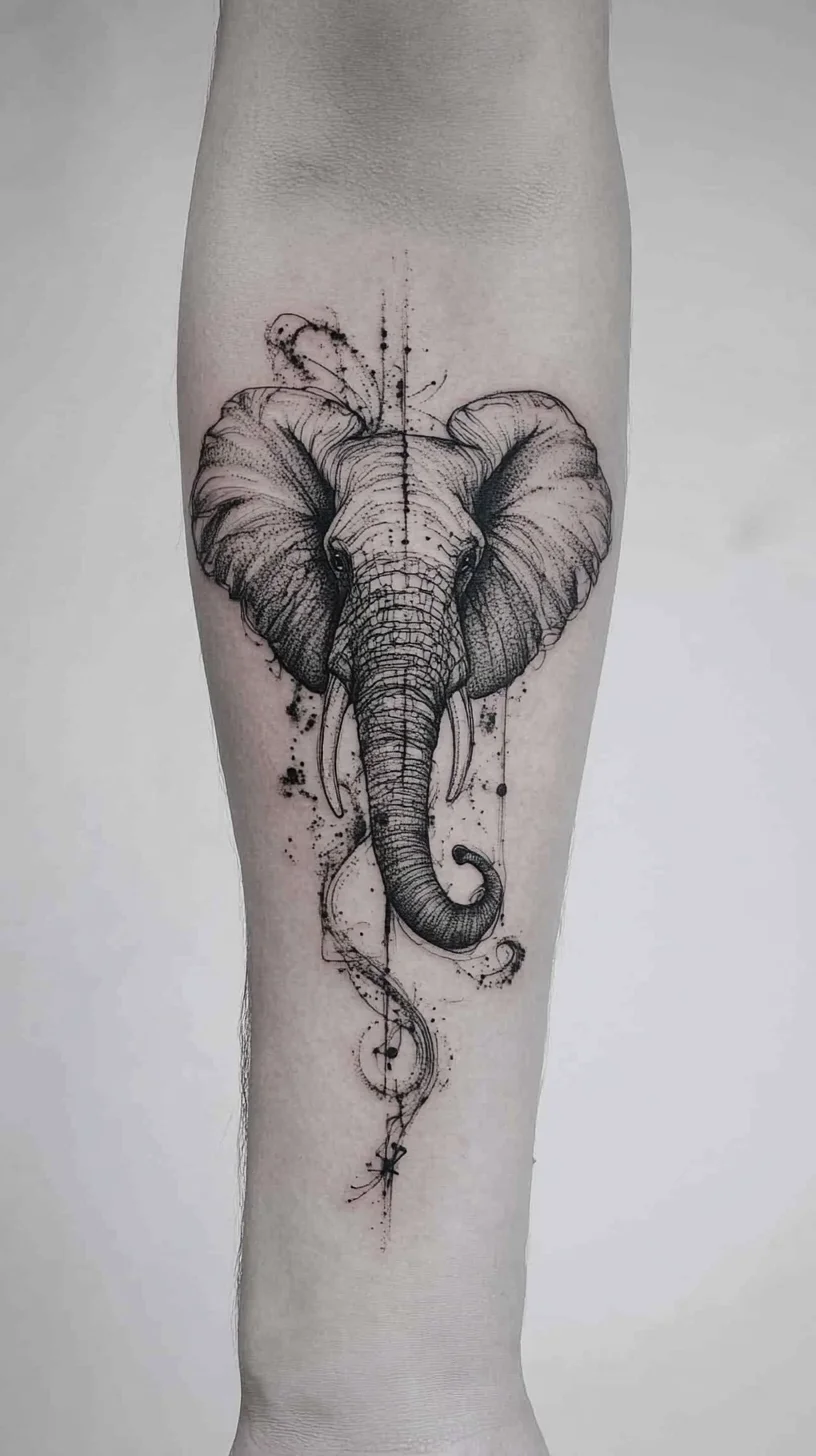 Majestic Elephant Tattoo: A Symbol of Strength and Wisdom