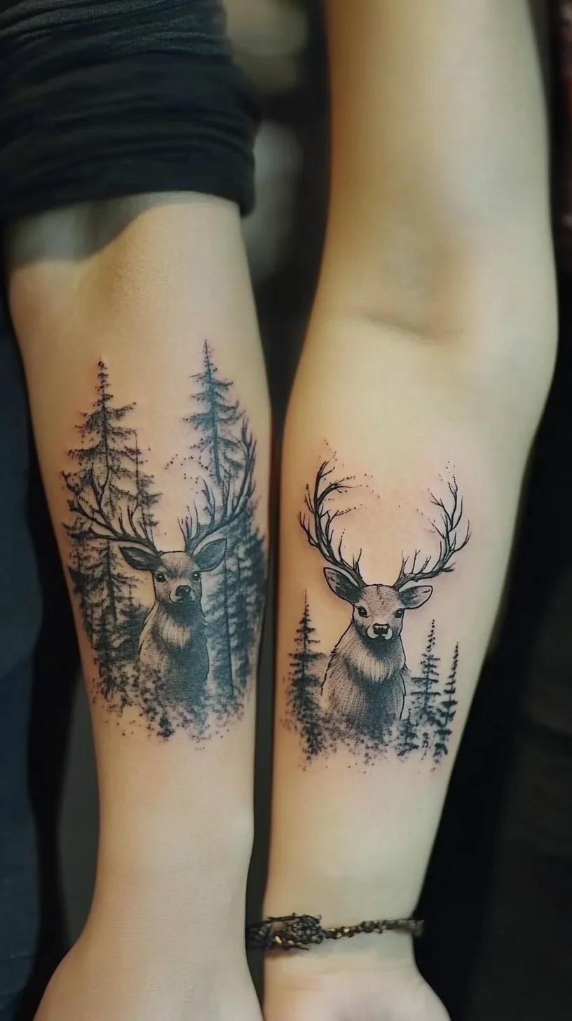 Majestic Forest Tattoos: Embrace Nature with Stunning Deer Designs