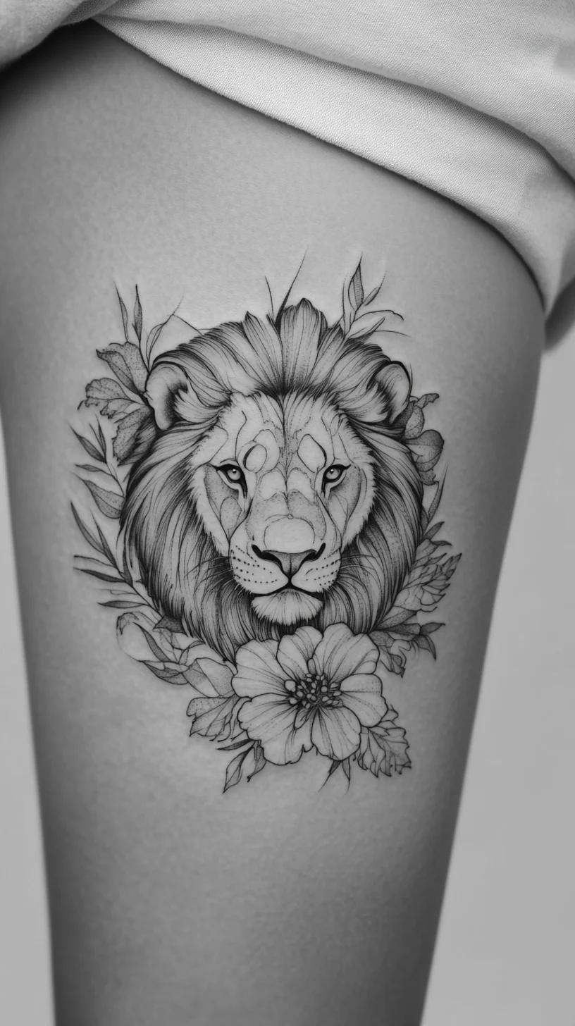 Majestic Lion Tattoo: A Timeless Symbol of Strength and Courage