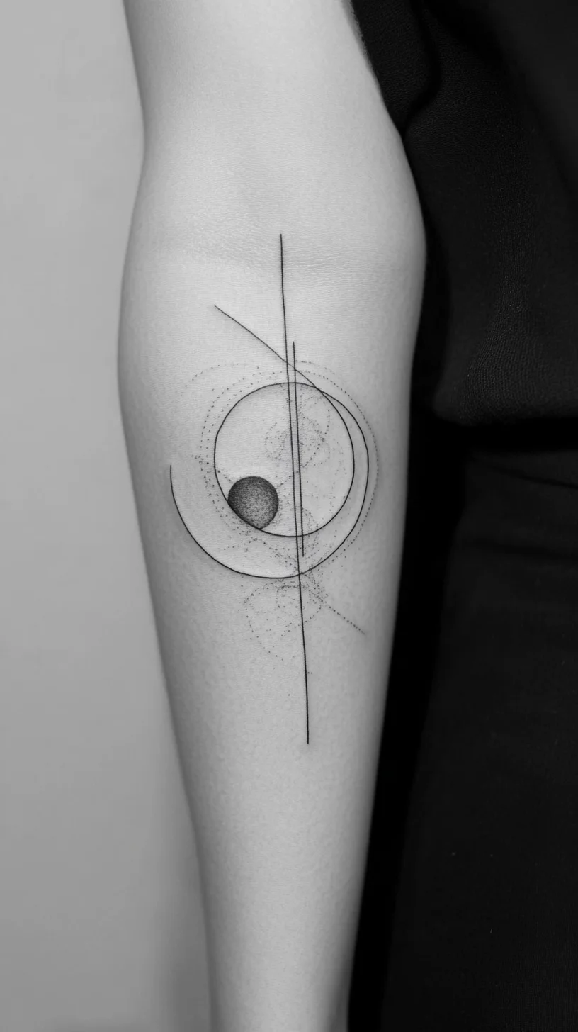 Minimalist Celestial Tattoo: A Perfect Blend of Art and Meaning