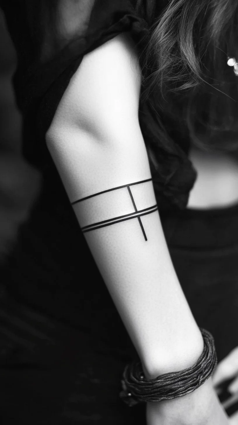 Minimalist Line Art Tattoo: Embrace Simplicity with Bold Expressions