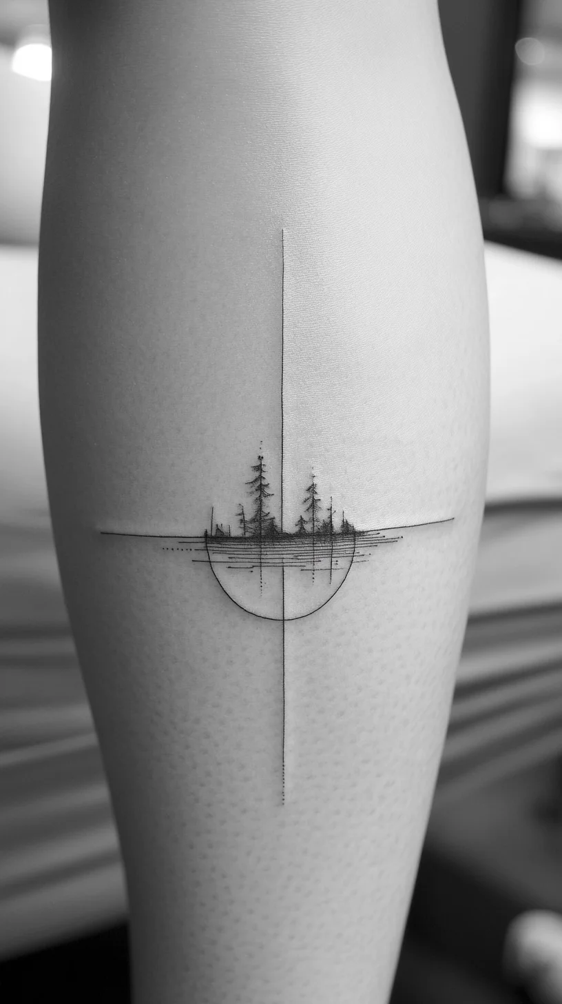 Nature-Inspired Minimalist Tattoo: Embrace the Beauty of Simplicity