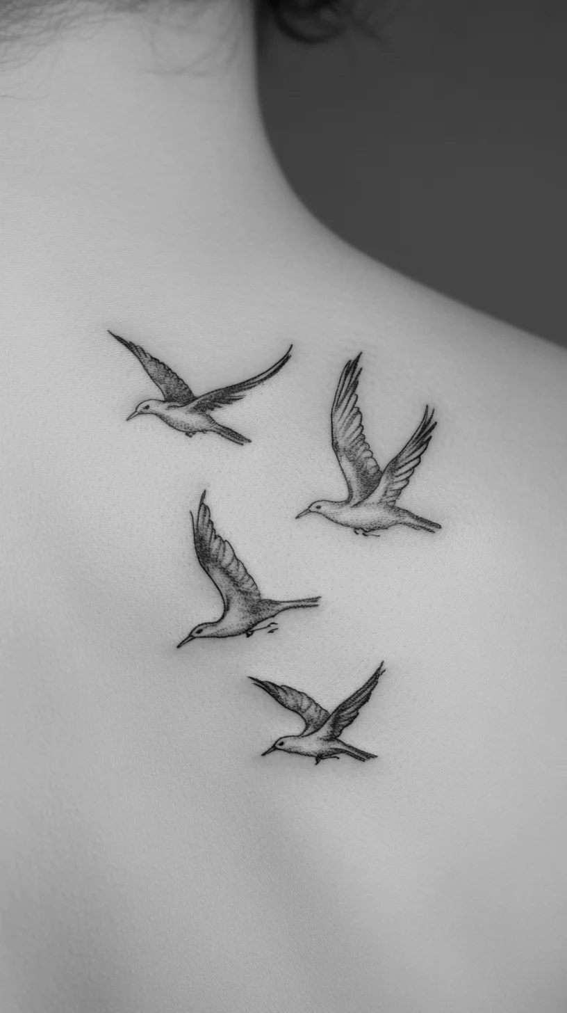 Soaring Elegance: Delicate Bird Tattoos That Capture Freedom and Grace