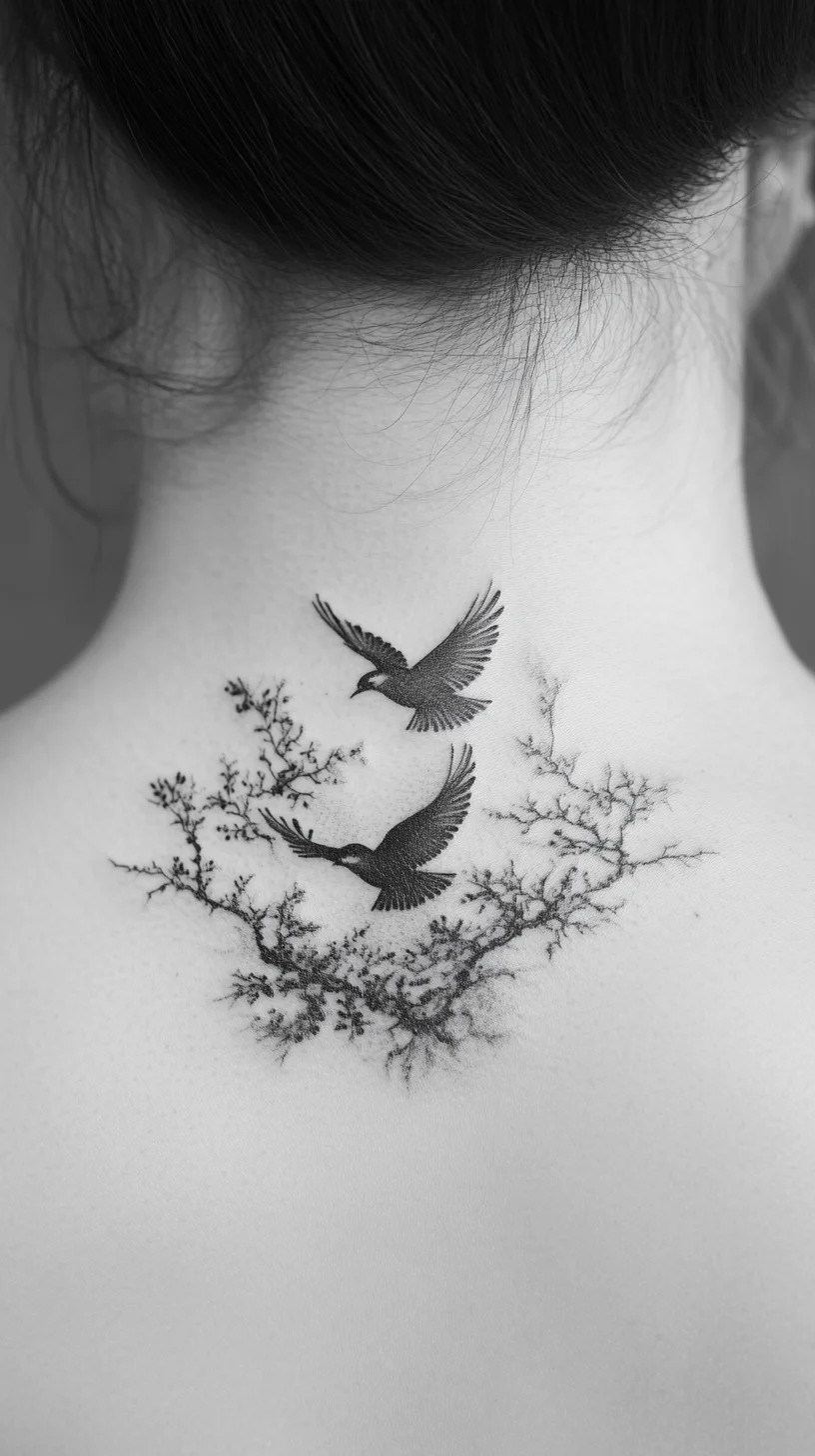 Soaring Elegance: The Minimalist Bird Tattoo for a Timeless Look