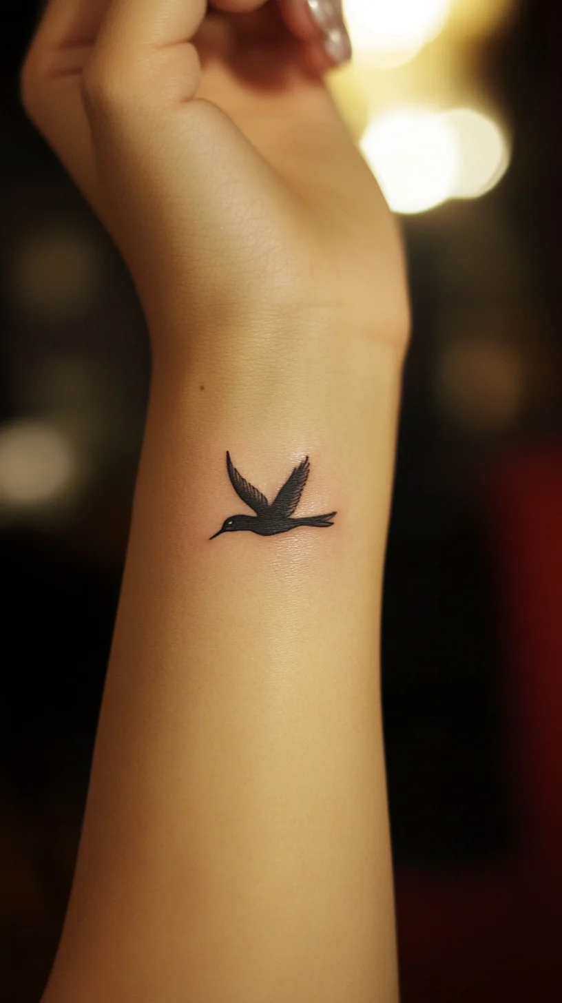 Soaring Elegance: The Timeless Appeal of the Minimalist Bird Tattoo