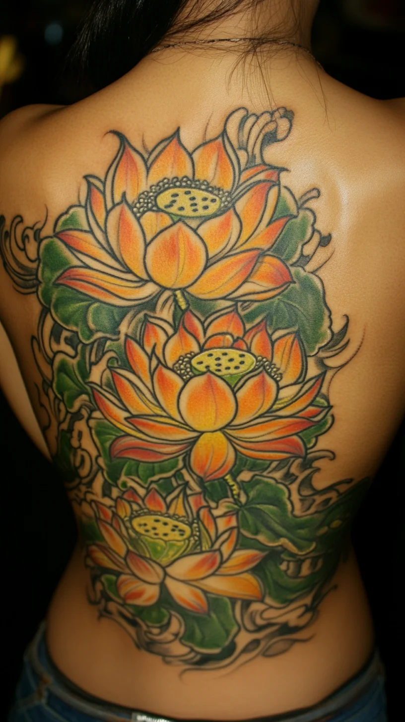 Stunning Lotus Blossom Tattoo: A Symbol of Beauty and Resilience