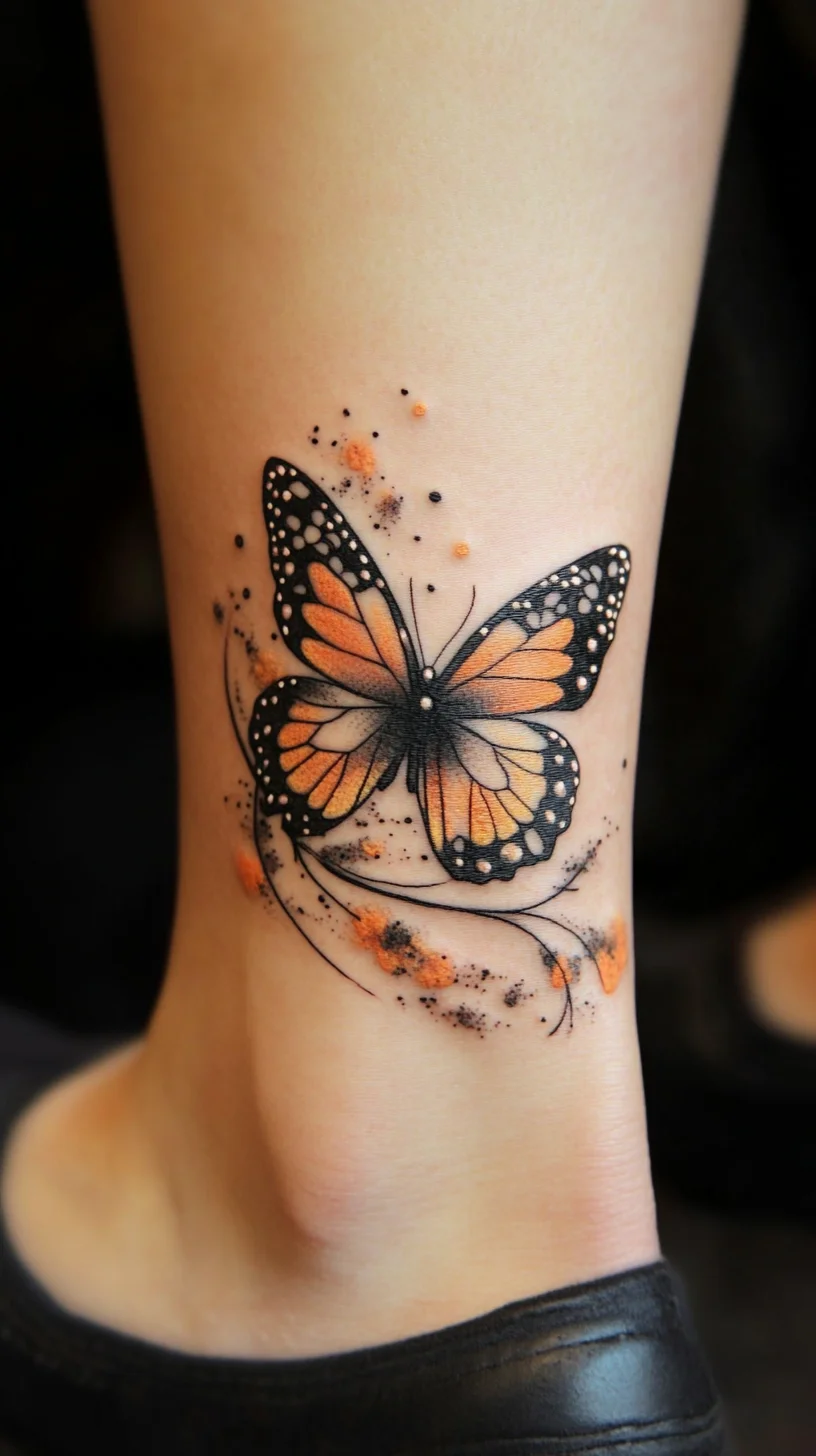 Stunning Monarch Butterfly Tattoo: A Bold Statement of Transformation and Beauty