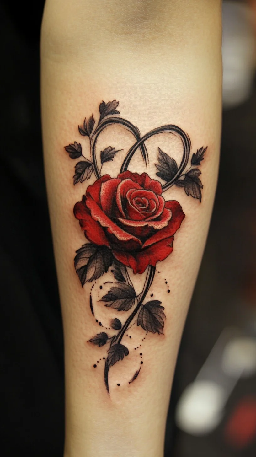 Stunning Red Rose Tattoo: A Timeless Expression of Love and Beauty