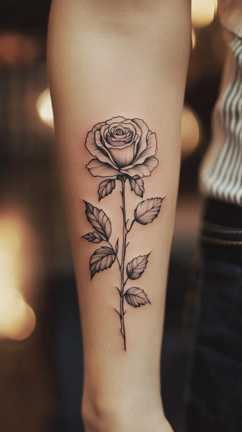 Timeless Beauty: The Elegant Black Rose Tattoo for Every Aesthetic