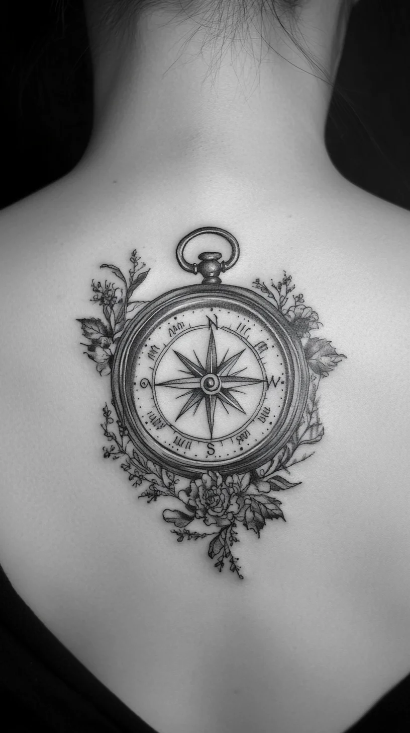 Timeless Compass Tattoo: Navigate Life with Style and Meaning