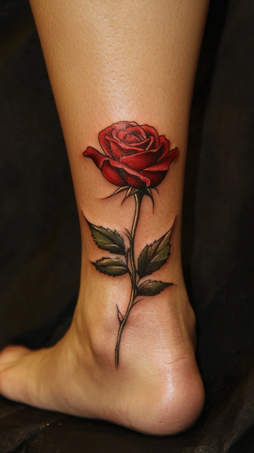 Timeless Elegance: A Stunning Rose Tattoo for Effortless Chic