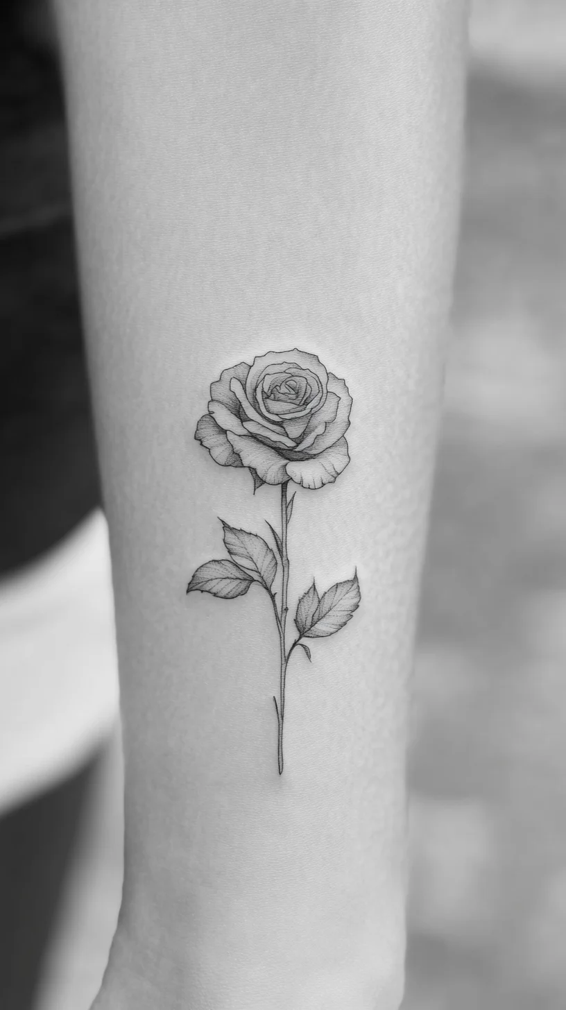 Timeless Elegance: The Black and Grey Rose Tattoo for Classic Style