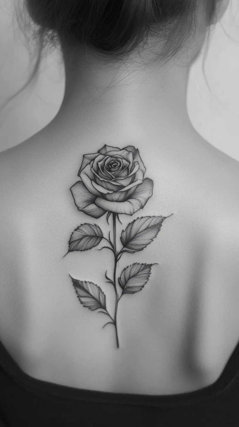 Timeless Elegance: The Classic Black Rose Tattoo for Effortless Style