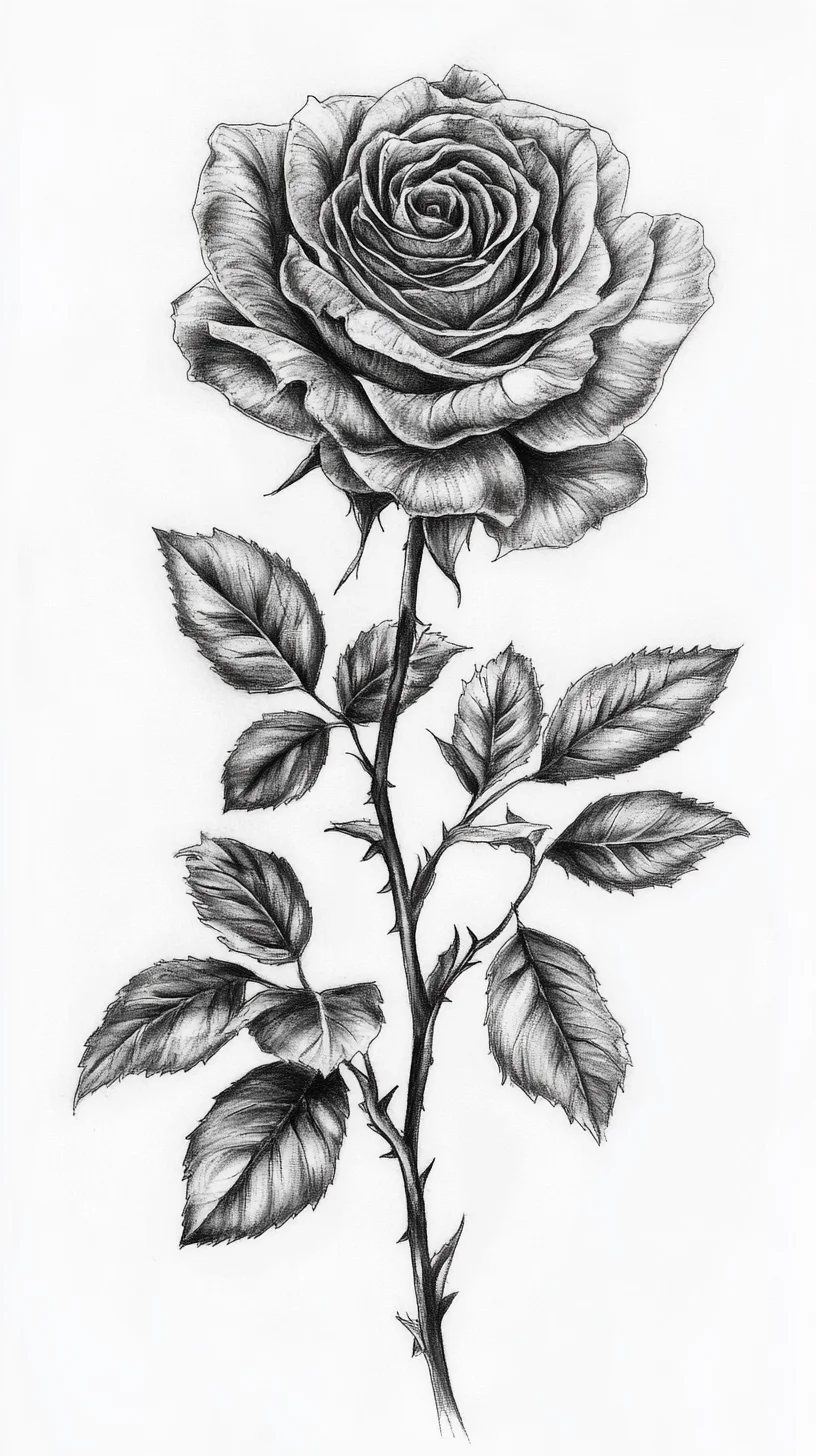 Timeless Elegance: The Classic Rose Tattoo Design