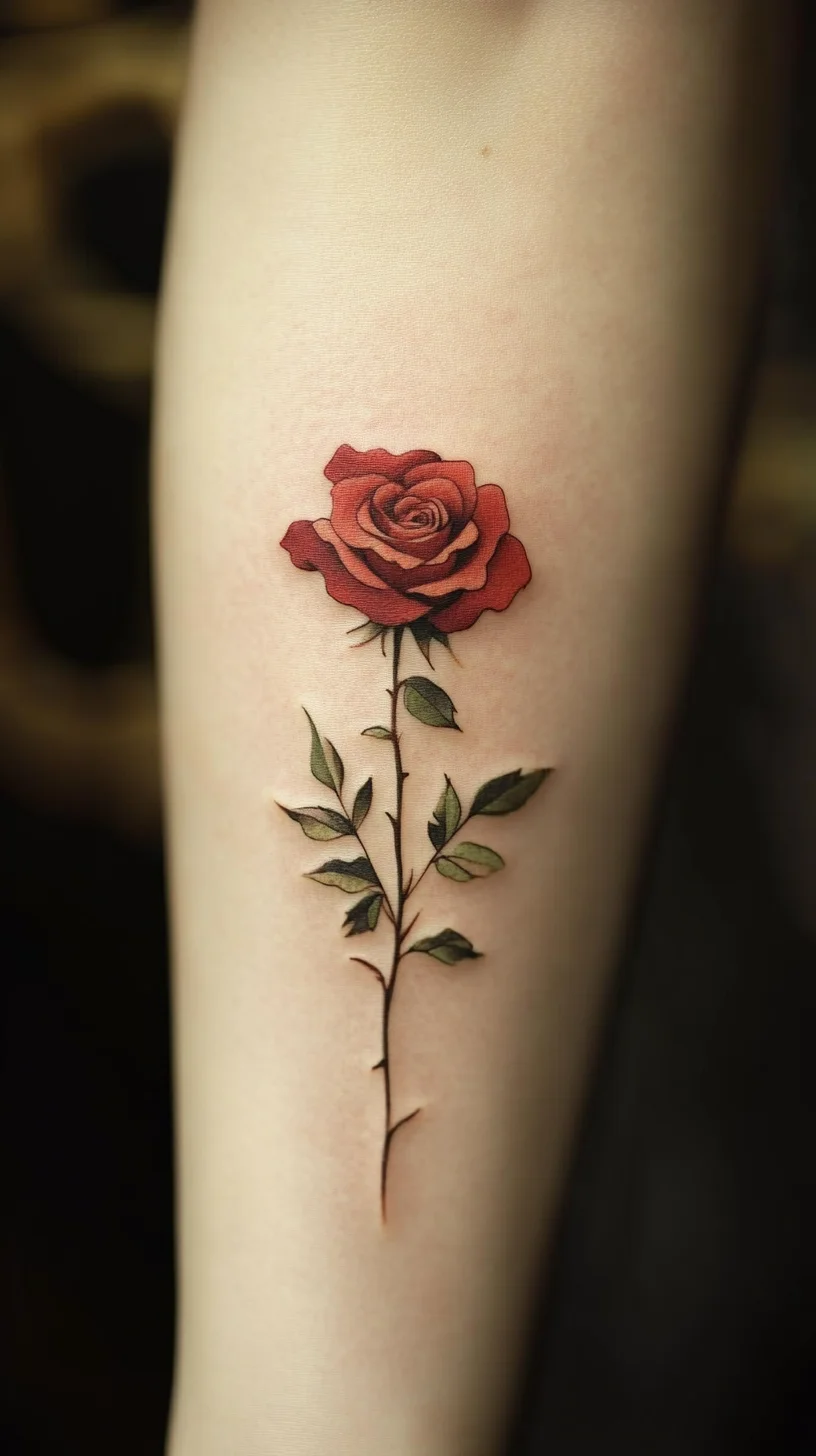 Timeless Elegance: The Stunning Rose Tattoo Design for Every Aesthetic