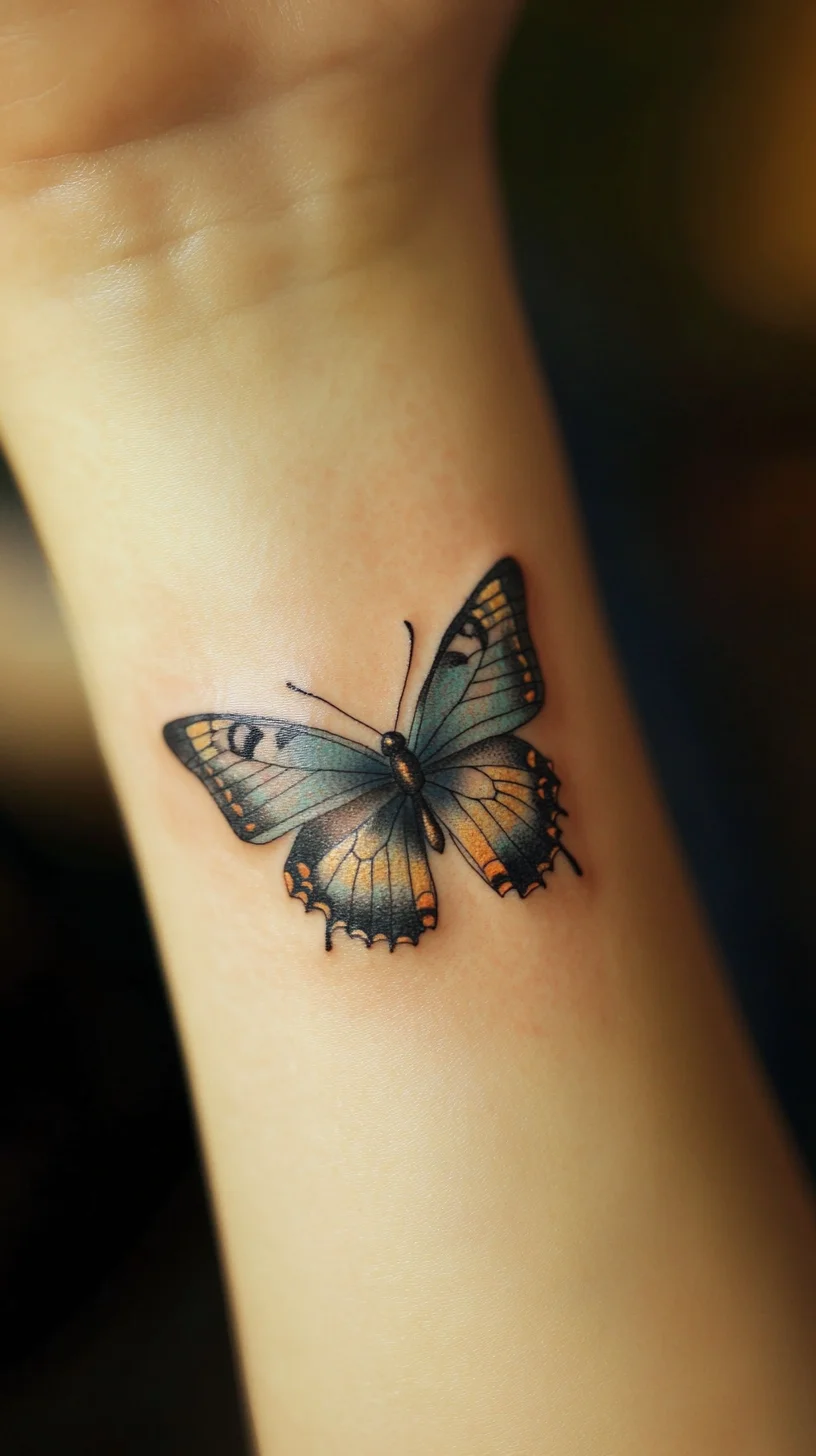 Transformative Butterfly Tattoo: A Symbol of Change and Beauty