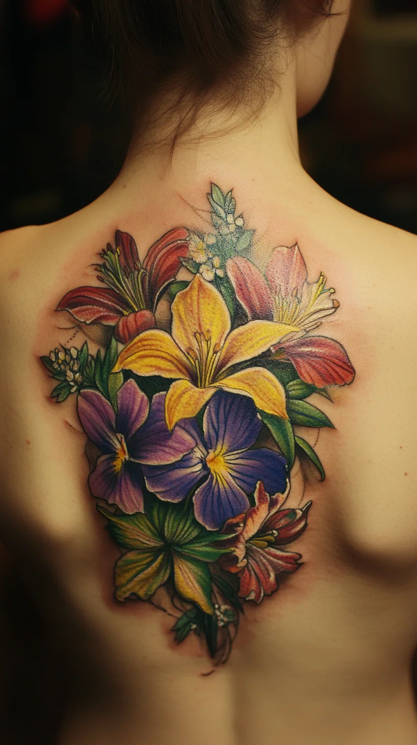 Vibrant Floral Tattoos: Embrace Nature’s Beauty on Your Skin